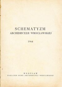 Miniatura okładki  Schematyzm Archidiecezji wrocławskiej 1964. 