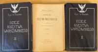 Miniatura okładki Skarbek Fryderyk hr. Dzieje Księstwa Warszawskiego z przedmową Piotra Chmielowskiego. Tom I/III. 