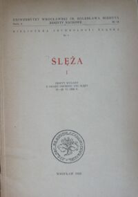 Miniatura okładki  Ślęża I. Zeszyt wydany z okazji obchodów Dni Ślęży 21-29 VI 1958 R.