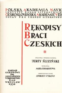 Miniatura okładki Śliziński Jerzy /oprac./ Rękopisy Braci Czeskich.