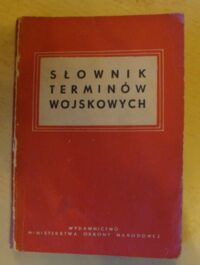 Miniatura okładki  Słownik terminów wojskowych.