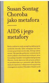 Miniatura okładki Sontag Susan /przeł. Andres Jarosław/ Choroba jako metafora. AIDS i jego metafory