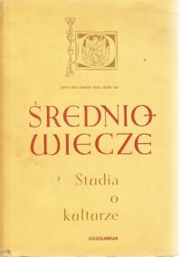 Miniatura okładki  Średniowiecze. Studia o kulturze IV.