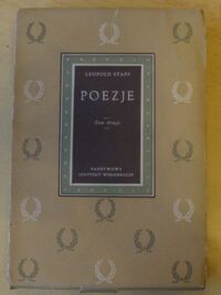 Miniatura okładki Staff Leopold Poezje. Tom drugi 1909-1914.