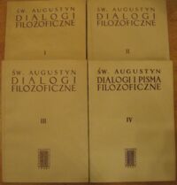 Miniatura okładki Święty Augustyn Dialogi filozoficzne. T.I-IV.