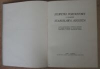 Zdjęcie nr 3 okładki  Sylwetki portretowe z czasów Stanisława Augusta. Album pięćdziesięciu dziewięciu sylwetek ze słowem wstępnem St.Wasylewskiego opracował i wydał Mieczysław Treter.