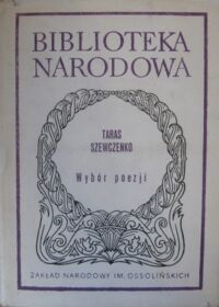 Miniatura okładki Szewczenko Taras Wybór poezji. Ser.II. Nr 178.