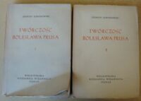 Miniatura okładki Szweykowski Zygmunt Twórczość Bolesława Prusa. Tom I-II.