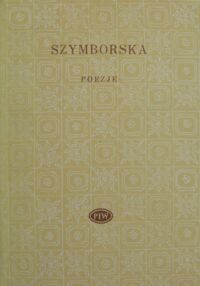 Miniatura okładki Szymborska Wisława Poezje. /Biblioteka Poetów/