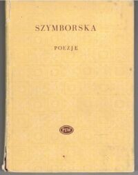 Miniatura okładki Szymborska Wisława Poezje. /Biblioteka Poetów/