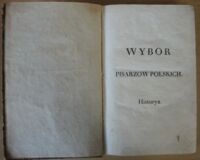 Zdjęcie nr 2 okładki Tacyt K.K., Cezar G.J. Wybor pisarzow polskich. Historya. 
Kaia Korneliusza Tacyta, Kronika odzeyścia Cezara Augusta przekładania Kazimierza Koiałowicza. Edycya Tadeusza Mostowskiego.
Gaiusa Juliusza Cezara o Woynie Francuskiey ksiąg siedmioro. Osma, przez Sekretarza iego Aulusa Hircyusza Panze, przekładania Andrzeia Wargorckiego.