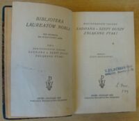 Zdjęcie nr 2 okładki Tagore Rabindranath Sadhana. Szept duszy. Zbłąkane ptaki. /Bibljoteka Laureatów Nobla. Tom 9./