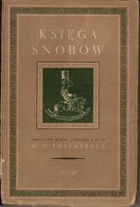 Miniatura okładki Thackeray William M. Księga snobów. Napisana przez jednego z nich.