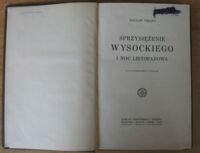 Zdjęcie nr 3 okładki Tokarz Wacław Sprzysiężenie Wysockiego i Noc Listopadowa. Z 44 ilustracjami i 3 planami.