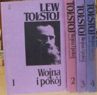 Miniatura okładki Tołstoj Lew /przekł. Stawar Andrzej/ Wojna i pokój. Tom I-IV.