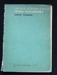 Miniatura okładki Trautman Andrzej Teoria względności.