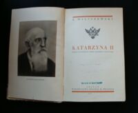 Miniatura okładki Waliszewski Kazimierz Katarzyna II. Dzieło nagrodzone przez Akademję Francuską.