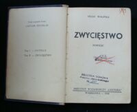 Zdjęcie nr 2 okładki Walpole Hugh Zwycięstwo. Powieść.