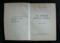 Zdjęcie nr 2 okładki Wasylewski Stanisław Na dworze króla Stasia. Wydanie drugie.