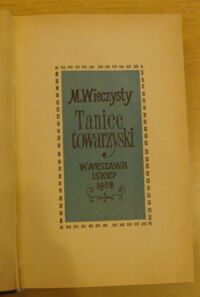 Zdjęcie nr 2 okładki Wieczysty M. Taniec towarzyski.