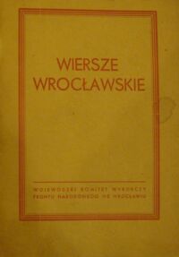 Miniatura okładki  Wiersze wrocławskie.