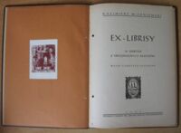 Zdjęcie nr 3 okładki Wiszniewski Kazimierz /wstęp Leszner Tadeusz/ Ex-librisy. 10 odbitek z oryginalnych klocków. 