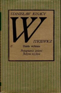 Miniatura okładki Witkiewicz Stanisław Ignacy Pożegnanie jesieni. Jedyne wyjście. /Dzieła Wybrane. Tom II tzw. Złota Seria/