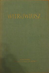 Miniatura okładki Witruwiusz O architekturze ksiąg dziesięć.