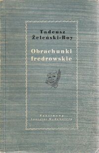 Miniatura okładki Żeleński-Boy Tadeusz Obrachunki fredrowskie.