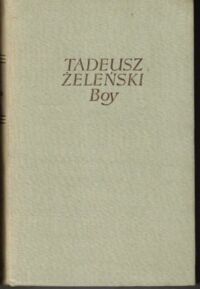 Miniatura okładki Żeleński Tadeusz (Boy) Okno na życie. Ludzie i bydlątka. Wrażenia teatralne. /Pisma tom XXIV/