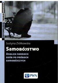 Miniatura okładki Ziółkowska Justyna Samobójstwo. Analiza narracji osób po próbach samobójczych.