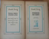 Miniatura okładki Zweig Arnold Wychowanie pod Verdun. /Wielka wojna białych ludzi. Tom II/